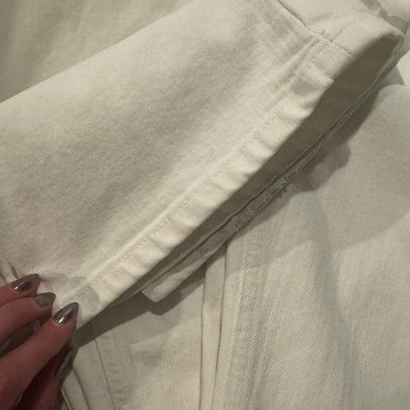 Joe's Jeans Women's White Flare Muse Jeans - Picture 5 of 8